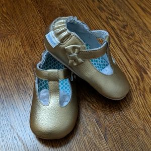 Gold Robeez Mary Janes